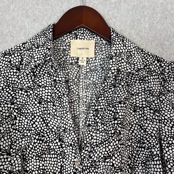 I. Madeline Black White Wide Leg Jumpsuit Size Small - Picture 6 of 9